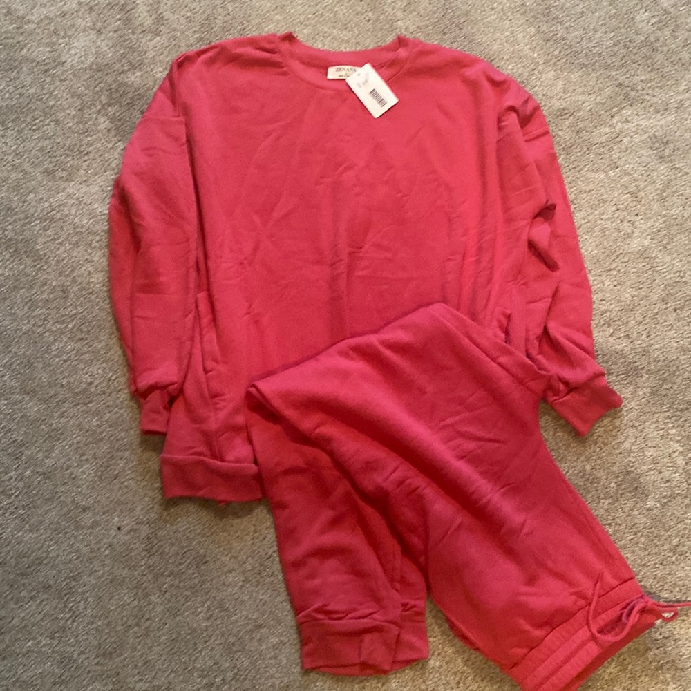 Brand new with tags Zenana comfy lounge outfit